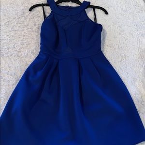 Blue dress